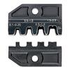 97 49 04 Crimping die for non-insulated open plug-type connectors 2.8 + 4.8 mm